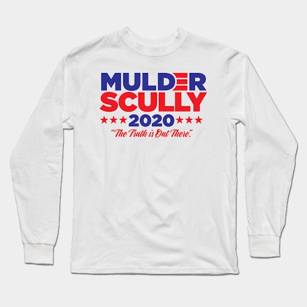 MULDER SCULLY 2020 Long Sleeve T-Shirt by MindsparkCreative